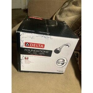 Delta B112900C Foundations One-Handle Wall Mount 1-Spray Shower Faucet in Chrome